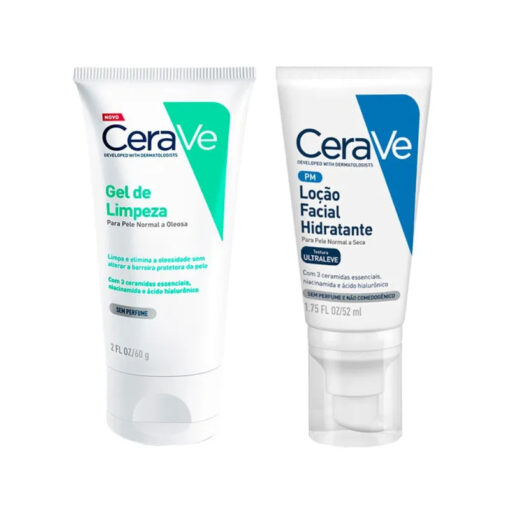 Kit Facial – Loção Hidratante 52ml + Gel De Limpeza 60g